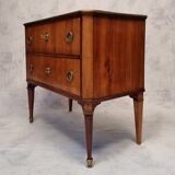 Commode Sauteuse period Louis XVI - Merisier - 18th