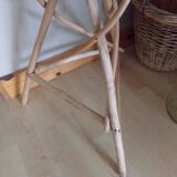 Rattan and wicker plant holders