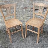 Paire de chaises bistrot