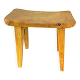 Rectangular wooden stool