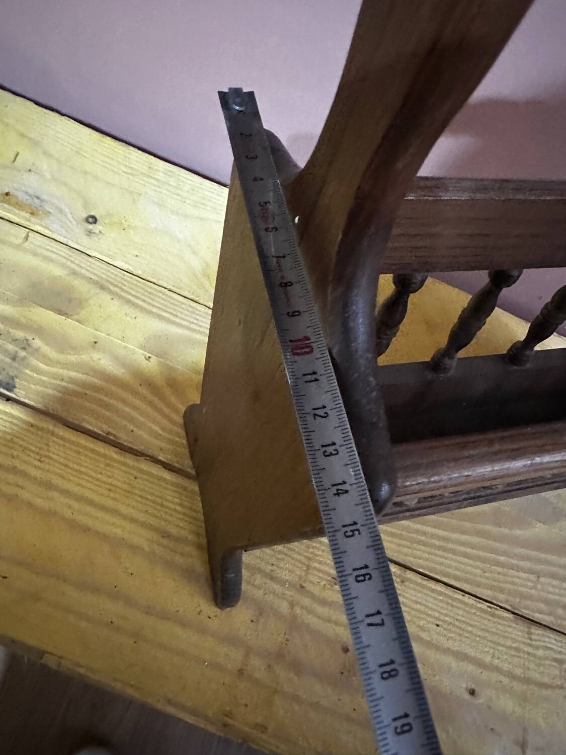 Vintage wooden magazine rack, Denmark