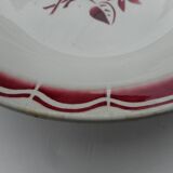 Hollow dish, round, floral decoration
