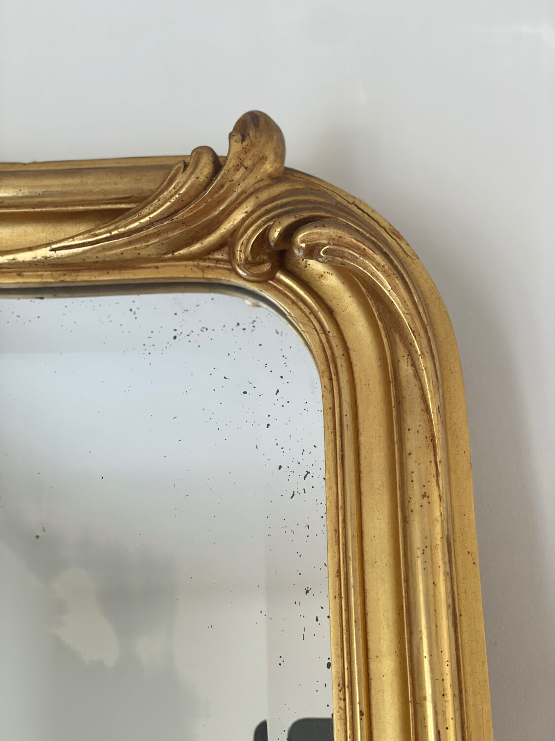 Old mirror Louis XV 145x92