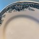 Set of 11 flat plates Terre de Fer in Earthenware of St Amand, model Lucy