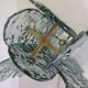 Mazzega thick Murano glass table lamp