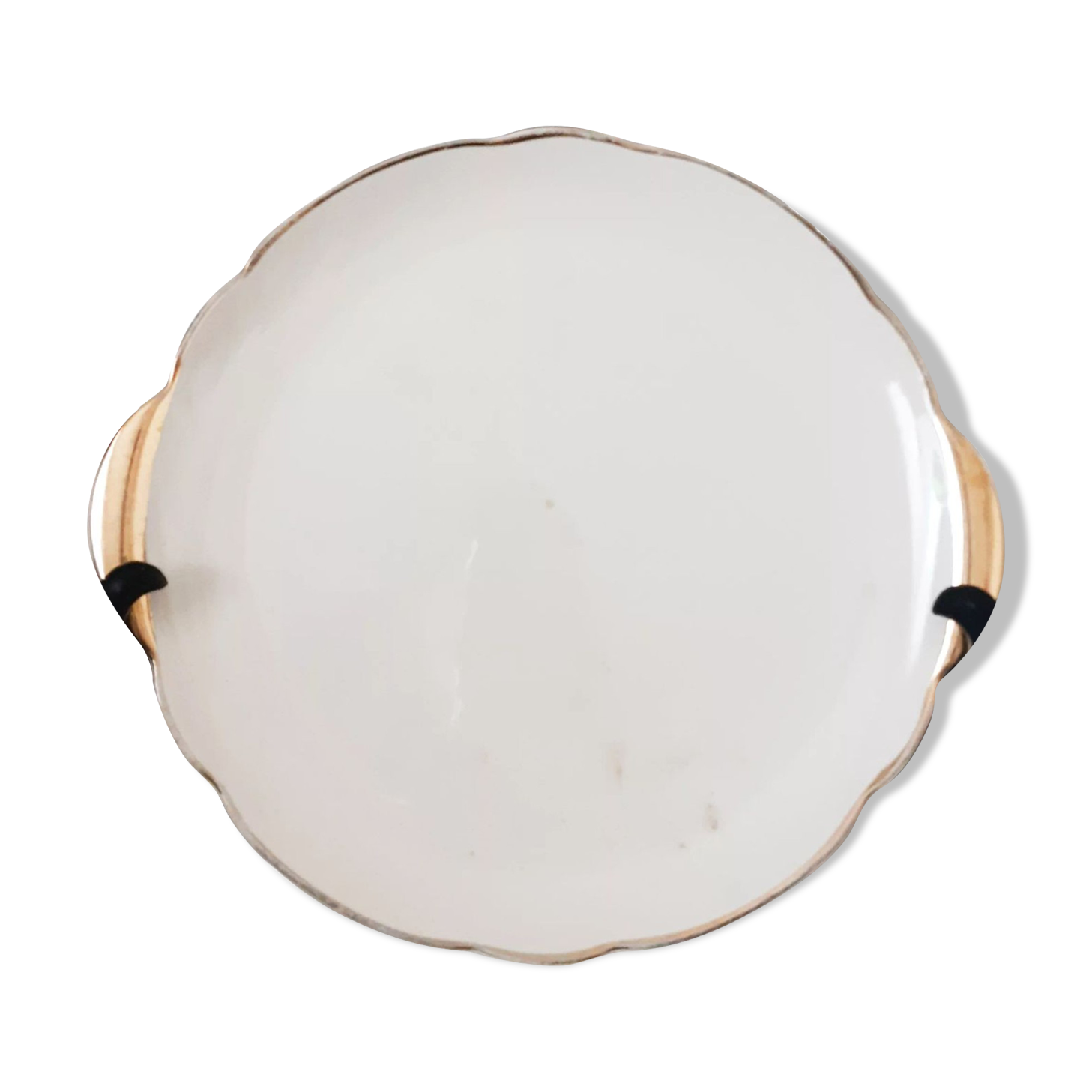 Villeroy and Boch cake dish, Mettlach model, made in Germany, handmade