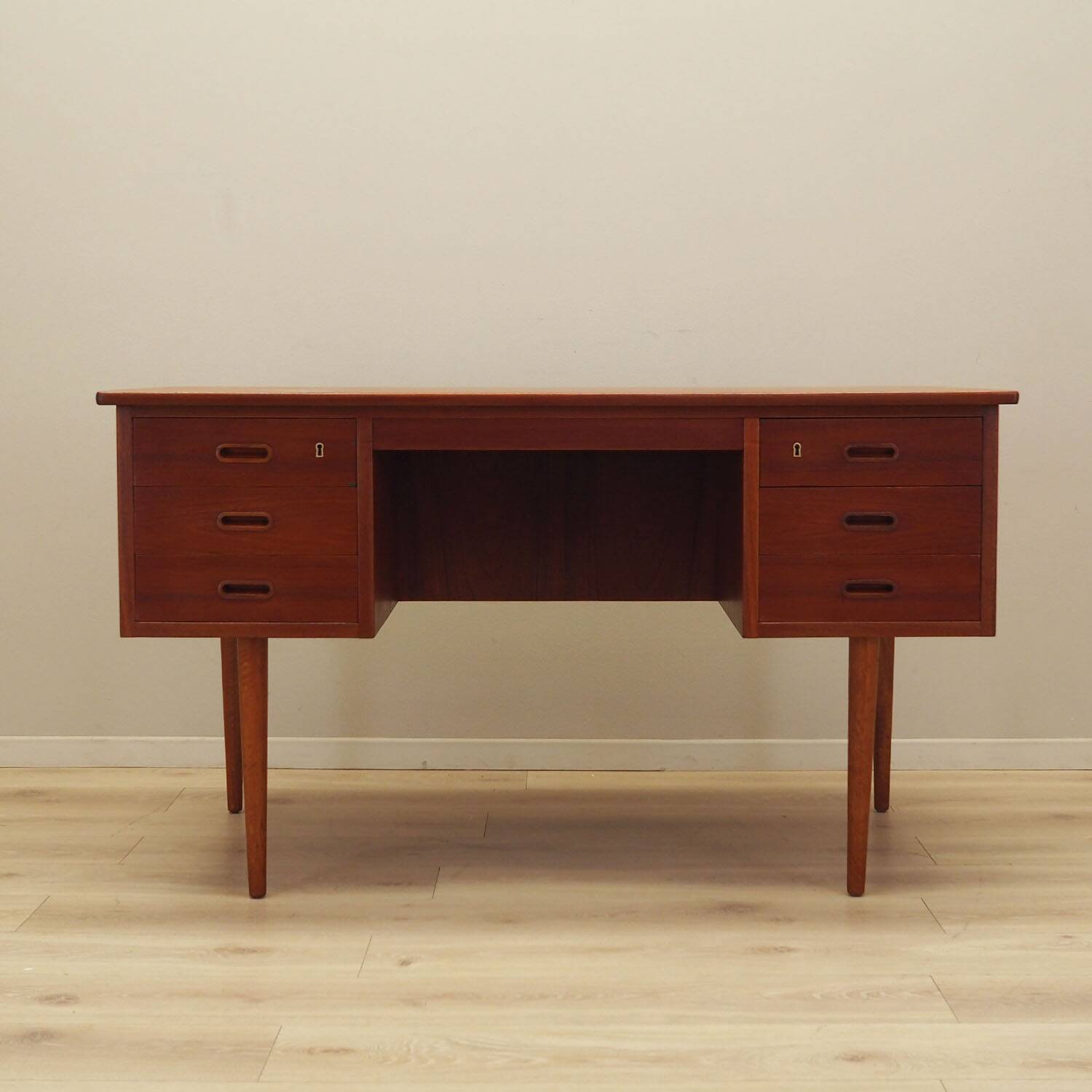 Teak desk, Danish design, 1960s, manufactured in Denmark