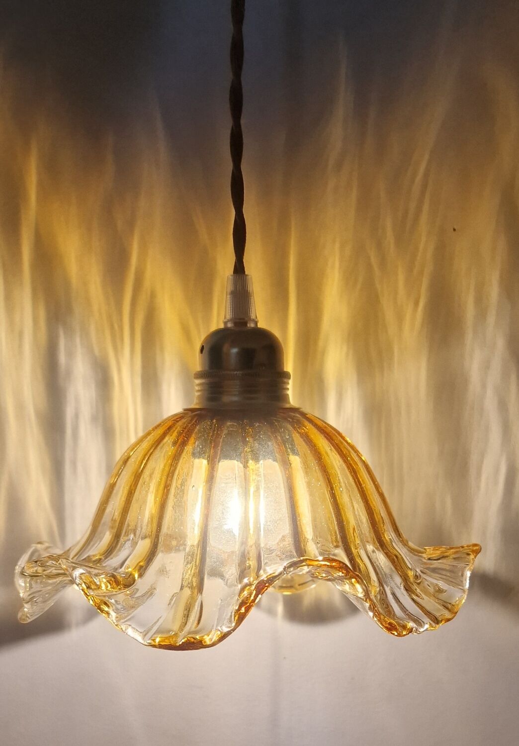 Murano glass light fixture