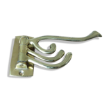 70s brass swivel coat door