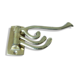 Porte manteau pivotant en laiton années 70