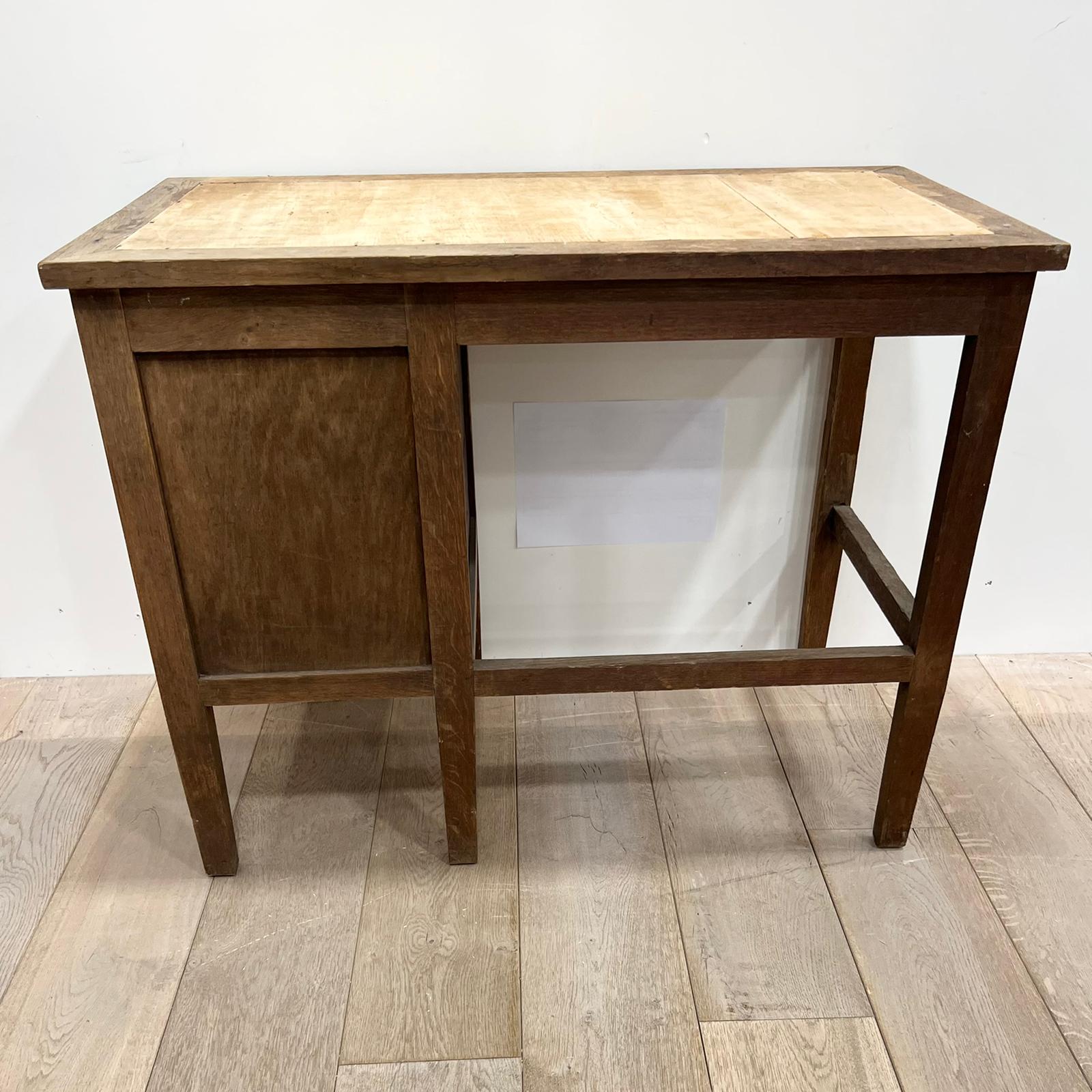 Bureau en bois massif 4 tiroirs