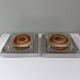 Pair of Italian Mazzega glass wall lights