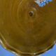 XXXL wavy bowl in glazed terracotta 1950 Provence