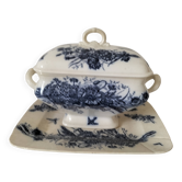 Antique set of rectangular dish and soup tureen – Mouzin-Lecat & Cie