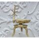 Old bronze oil lamp religious symbol Christ