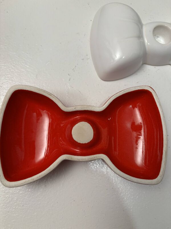 Paire de bougeoirs noeud papillon, Jean-Claude Peiré, 1980