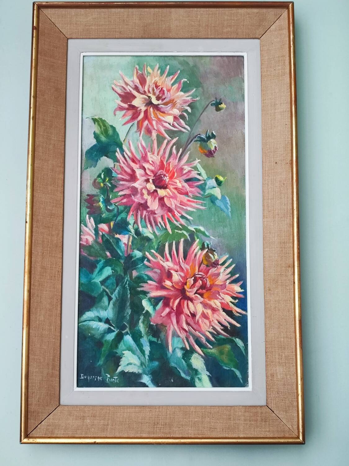 Peinture à l'huile de Duquesne Bonte