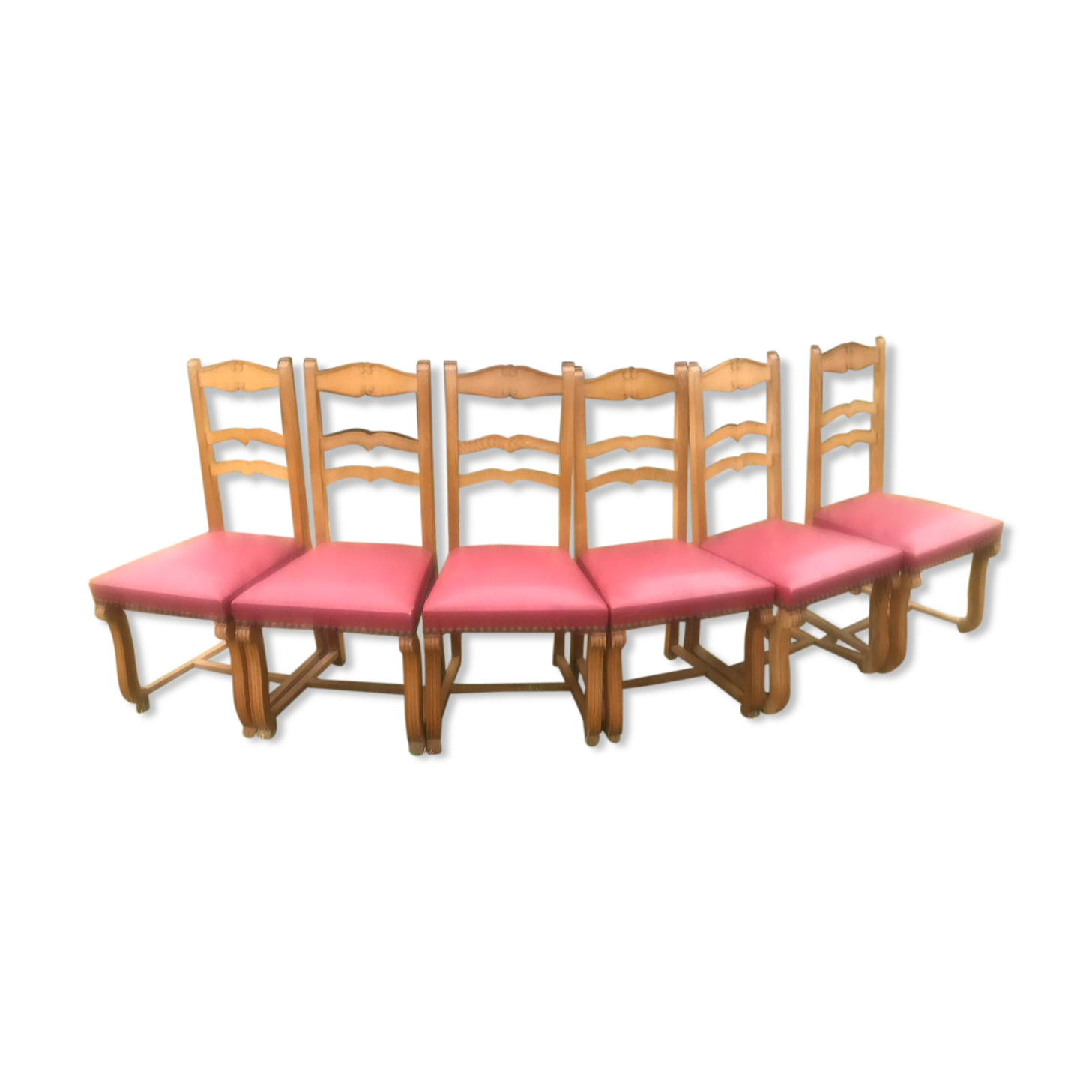 Set of 6 antique chairs