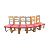 Lot de 6 chaises anciennes