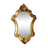 Golden mirror vase flowers 36x23