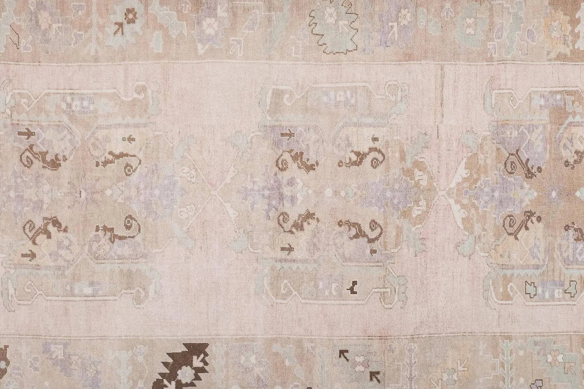 Vintage Turkish hallway rug 156x372 cm