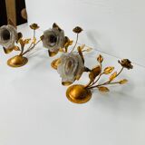 Wall Lamps Wall Lamps Lamp Roses Hollywood Regency Design 50s