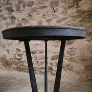 Table bistrot art déco française avec plateau Rex bakélite – c.1930–1940