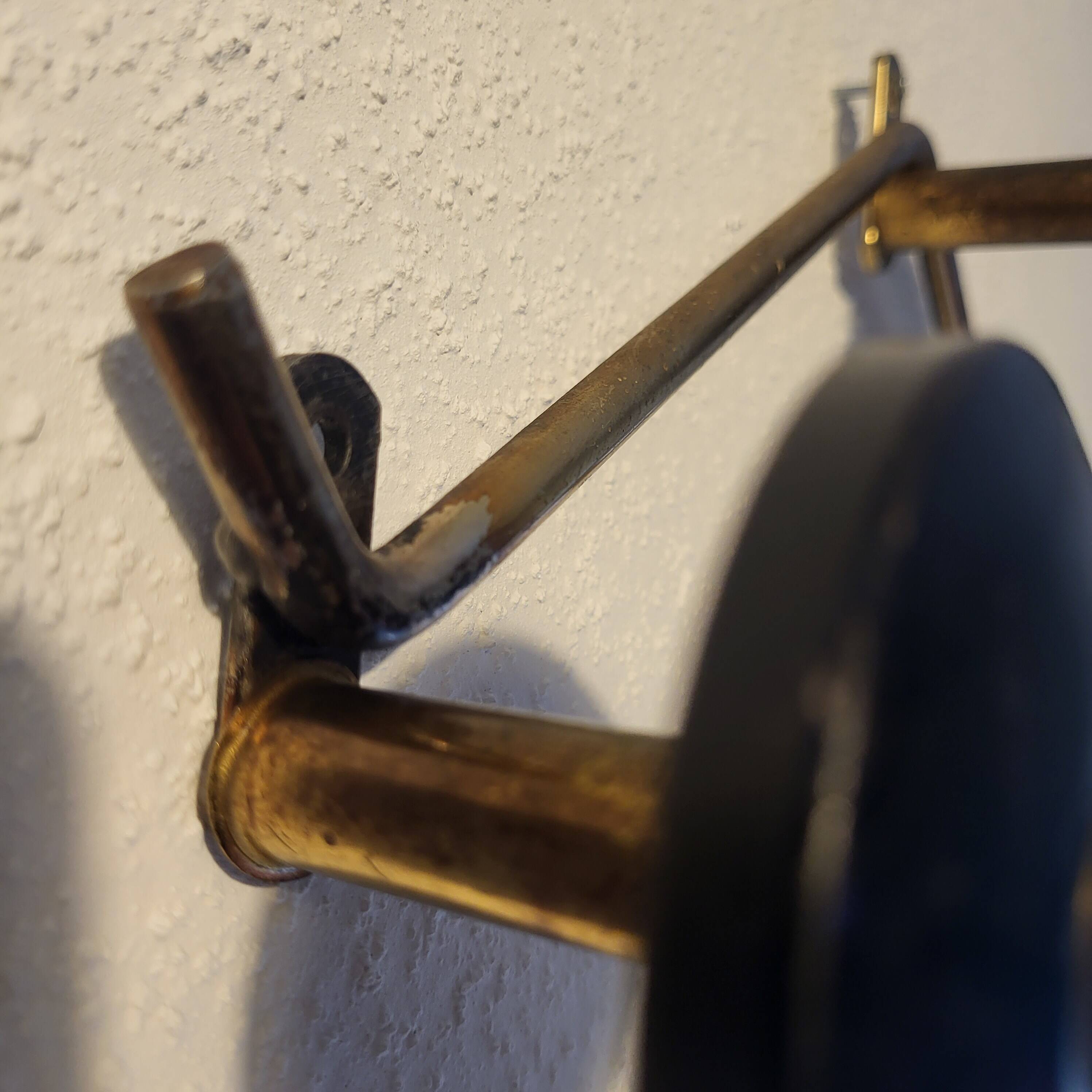 Zigzag wall hook from the 50s