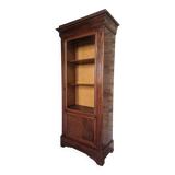 Vitrine française Louis-Philippe – avec porte vitrée d'origine
