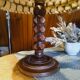 Wood and wool lamp