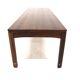 Minimalist rosewood bench, Sweden, 1960