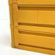 Yellow cabinet model "4964" by Olaf Von Bohr for Kartell, 1970