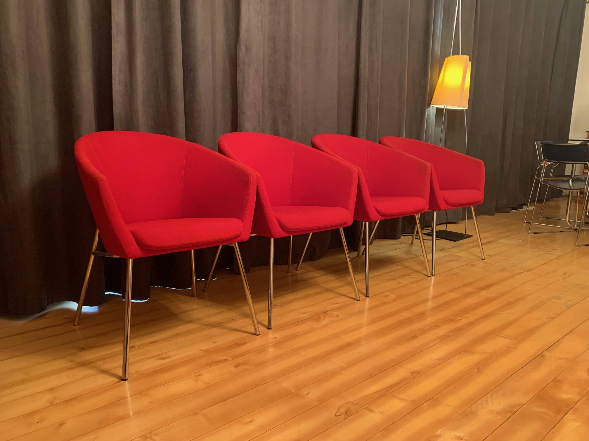 A set of four Megan club armchairs designed by René Holten, Artifort, the Netherlands