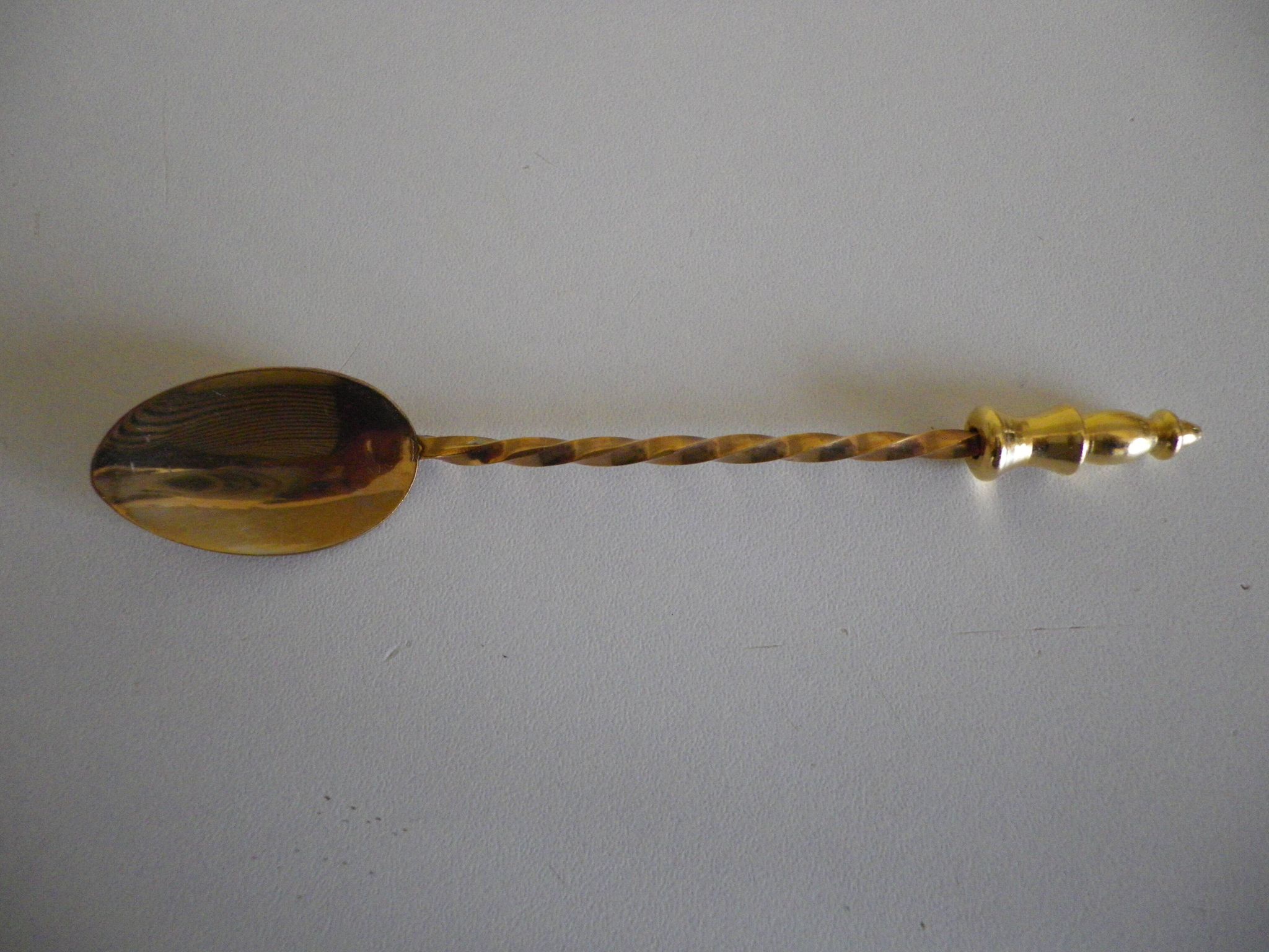 6 teaspoons, guaranteed fine gold EMF, original box -1950-