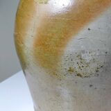 Small old oil jar 19th century French craftsmanship Puisaye