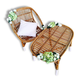 Flourishing rattan lounge