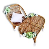 Salon en rotin florissant