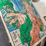 Ancienne carte école Asie Occidentale (n 16 bis) - Edouard Bruley