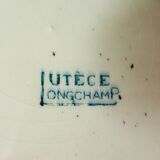 3 vintage Longchamp ironstone soup plates, Lutèce model 220523