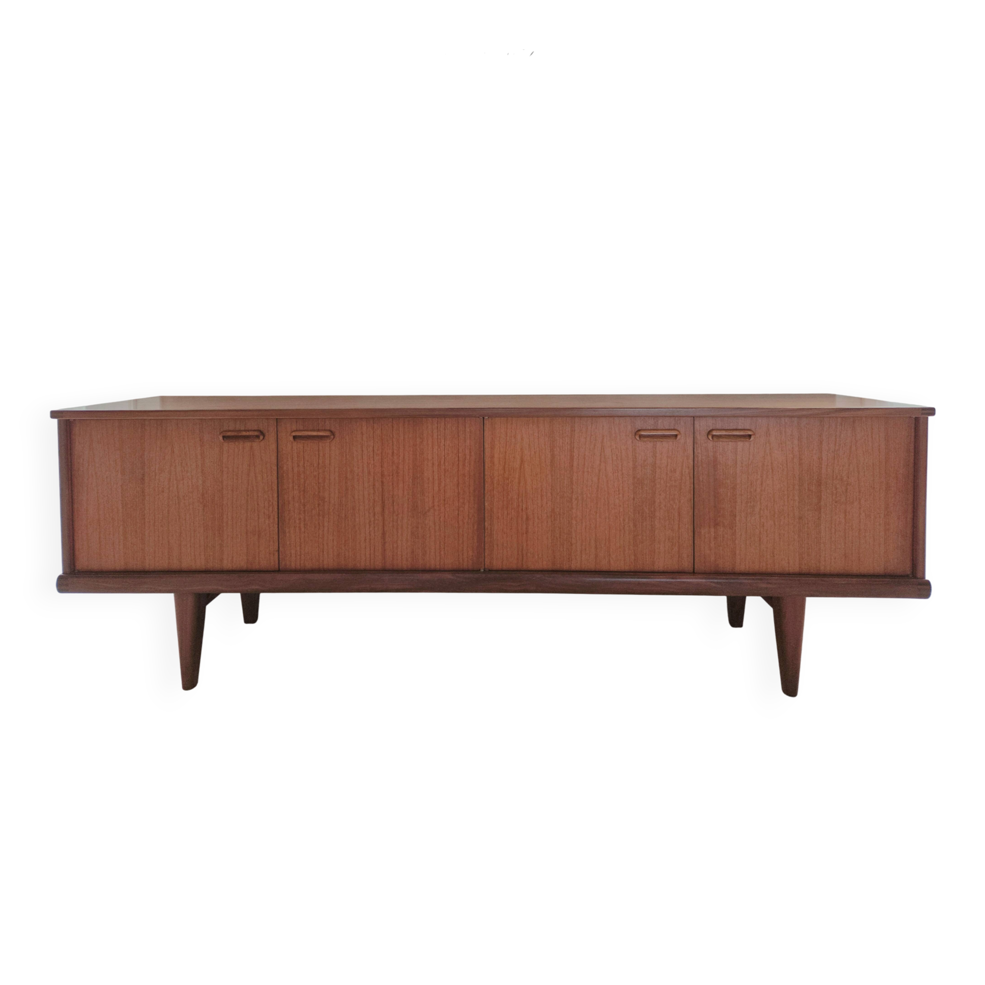 Mid-century Scandinavian teak sideboard design