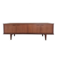 Mid-century Scandinavian teak sideboard design