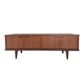Mid-century Scandinavian teak sideboard design