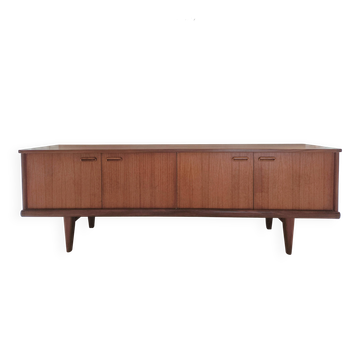 Mid-century Scandinavian teak sideboard design