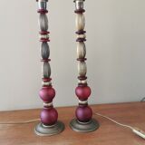 Pair of vintage lamp bases by Julie Prisca