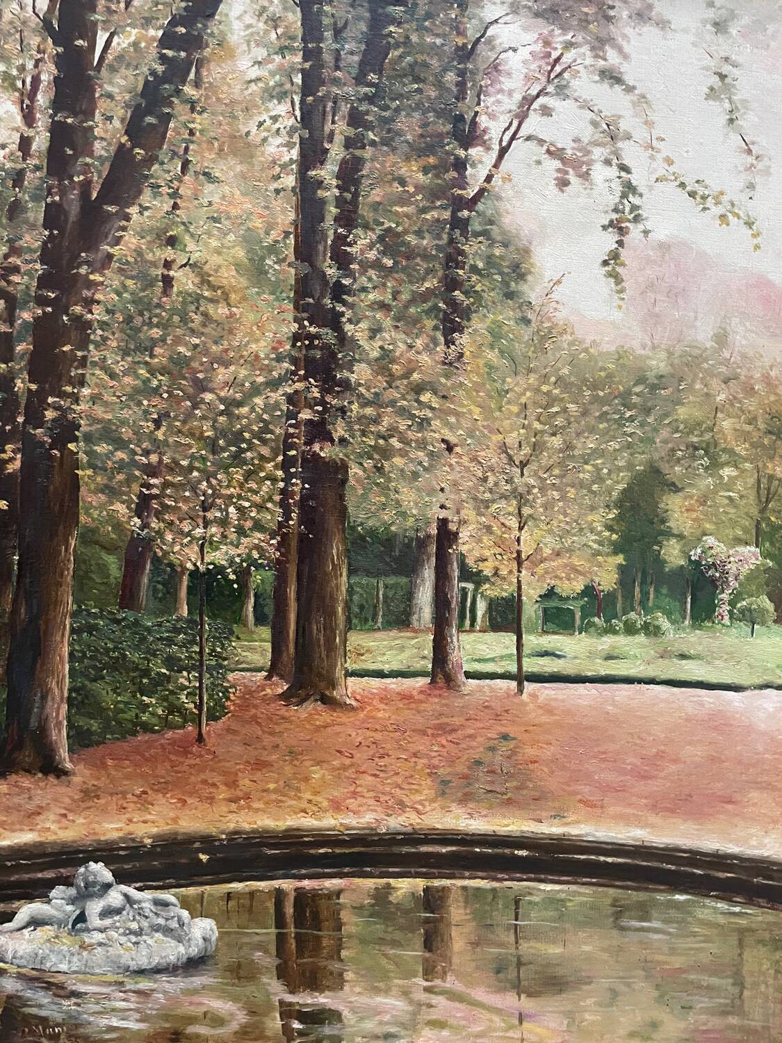 Tableau parc du chateau de Versailles, Munier 1935