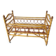 Vintage children's rattan bed from the 50s/60s