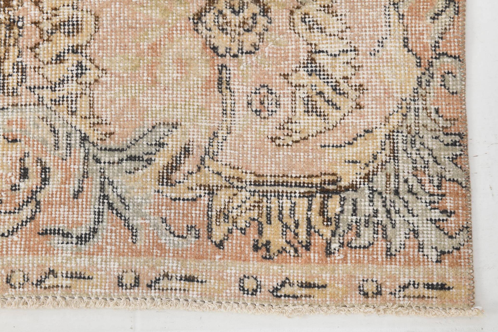 5x9 Red Soft Color Pastel Classic Turkish Area Rug, 161x271Cm SK 4879