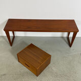 Danish teak hallway set by Kai Kristiansen 1960s