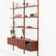 Teak modular shelving unit, Danish design, 1960s, made in Denmark