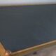 Mid century solid oak and slate coffee table by Eric Merthen, Sweden 1960s